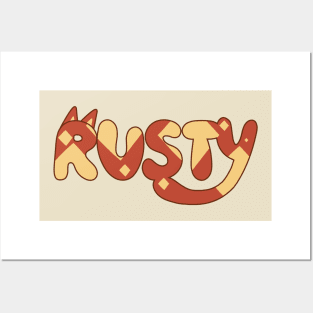 Rusty is red kelpie Dogs Posters and Art